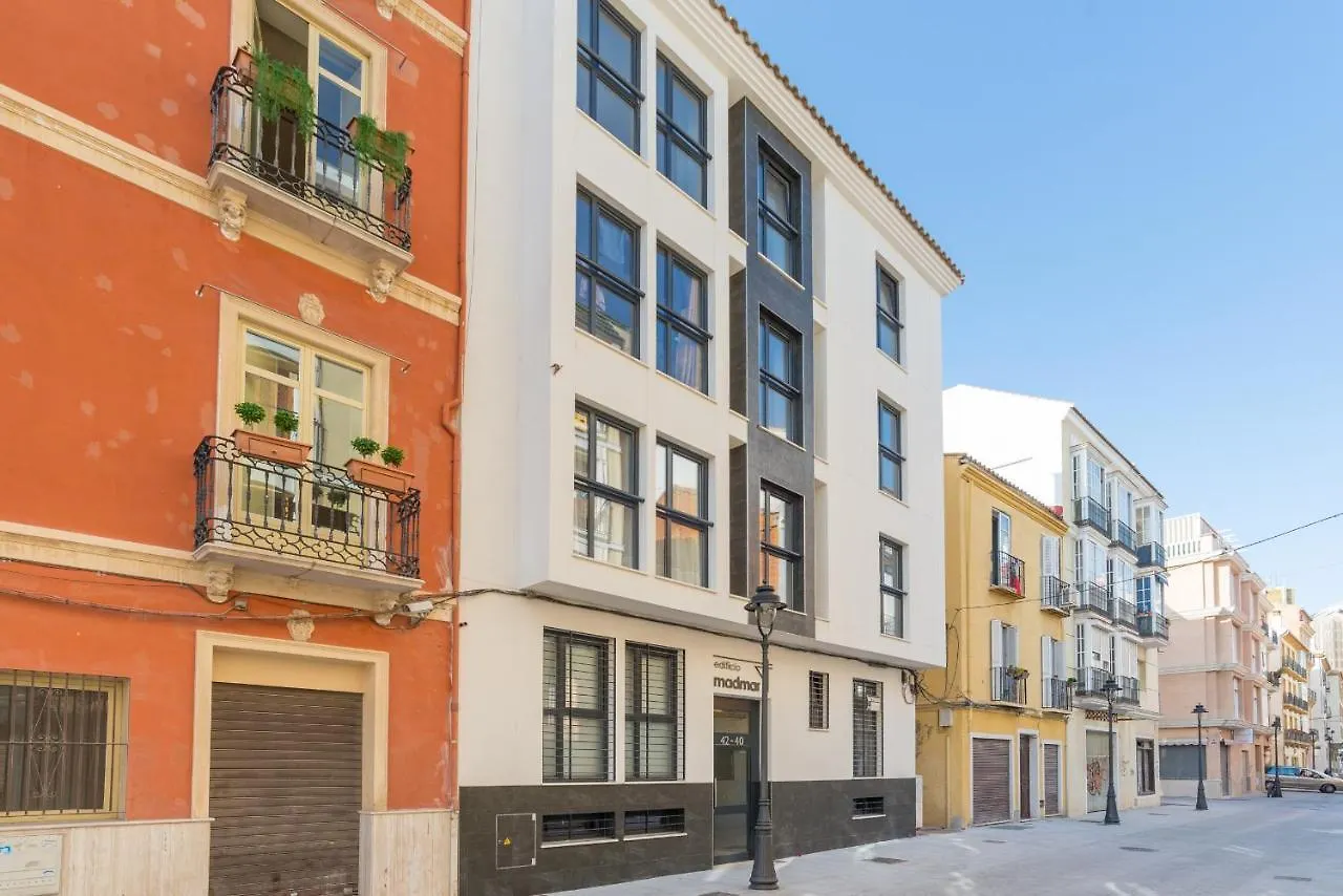Lägenhet Studio Deluxe With Shared Roof Terrace Málaga